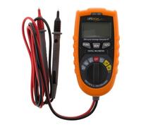 Zenitech - Multimètre Digital Auto avec Détecteur de Courant et Métal - Calibrage Automatique et Testeur de Pile - Écran LCD Rétro-éclairé 4cm - Métal - 84 cm