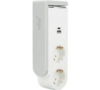 Multiprise 2 Prises Schuko 16A + 2 USB A+C - Gekko - Blanc - Zenitech