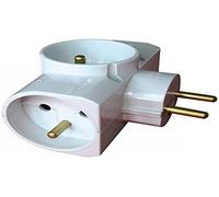 Zenitech - Multiprise 3 Prises latérale - Triplite - 3x16A - Blanc
