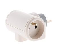 Zenitech - Multiprise 3 prises rotative à 180° - Triplite - 2x16A+1x6A - Blanc