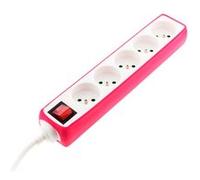 Zenitech - Multiprise 5 prises 16A 2P+T avec interrupteur et housse rose https://www.fnac.com/mp43749125/Multiprise-5-prises-16A-2P-T-avec-interrupteur-et-housse-rose-Zenitech/w-4?oref=06115cd9-1685-39de-251e-85ce324a10cf