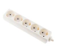 Multiprise 5 Prises Schuko 16A sans câble - Blanc - Zenitech