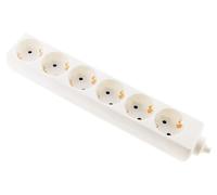 Zenitech - Multiprise 6 Prises Schuko 16A sans câble - Blanc