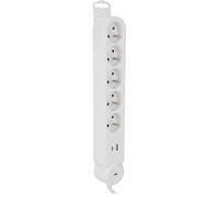 Zenitech Multiprise Iota, 5 Prises 16 A, Interrupteur, Ports USB-A et USB-C | 5 prises 16 A, interrupteur, ports USB-A et USB-C