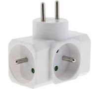 Zenitech - Multiprise Triplite 16A 3680W 230V - Blanc