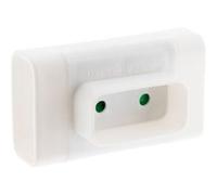 Zenitech - Multiprise triplite 6A latérale - blanc Blanc G