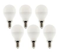 Pack de 6 ampoules LED 4 2W E14 sphérique - Zenitech