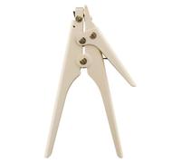 Zenitech - Pince en Métal pour Colliers de Câblage - Outil de Serrage et de Coupe - Fonctionnement Facile Sans Forcer - Conçue en Métal Durable - Argent - Longueur 25 cm