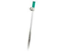 Zenitech - Piquet de Terre en Acier Blanc - Ø16mm x 1,5m - Résistance Maximale aux Intempéries - Livré avec Vis pour Câble de Terre - Installation Facile - Idéal pour Usage Domestique et Professionnel