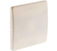 Diwone 134432 Zenitech-Plaque Cache 75x75mm-Fixation à Vis et à Griffes Fournies-Compatible Boîtes d'Encastrement Standards-Système de Clipsage Facile-Norme CE-Blanc