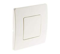 Zenitech - Plaque Cache Boîte 80x80 mm - Finition Installation Électrique - Facile à Installer avec Vis et Griffes - Compatible Boîtes Standards - Certifié NF et CE - Blanc