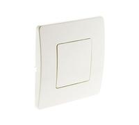 Zenitech - Plaque cache boîte 80x80mm - Blanc - Venus