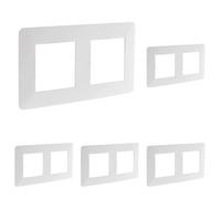Zenitech Plaque de Finition Blanche Double - Artezo (Lot de 5)