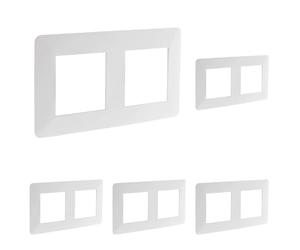 Zenitech Plaque de Finition Blanche Double - Artezo (Lot de 5)