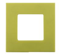 Zenitech - Plaque de Finition Compatible avec Boîtes Standards - Fixation à Griffes et à Vis - Pose Avant Peinture pour Une Installation Propre - Vert Anis - 10cm