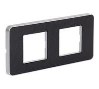 Zenitech - Plaque de finition double Kalya - Ardoise