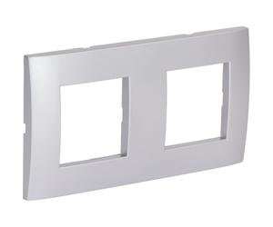 Zenitech Plaque de Finition Double Kalya - Argent