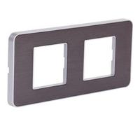 Zenitech - Plaque de finition double Kalya - Inox