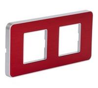 Zenitech - Plaque de finition double Kalya - Rouge Rouge