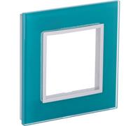 Zenitech Plaque de Finition Simple en Verre Kalya - Turquoise