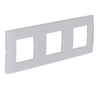 Zenitech Plaque de Finition Triple Kalya - Blanc