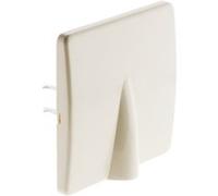 Zenitech - Plaque sortie de cÃ¢ble 16A avec vis et griffes - Blanc - VÃ©ga 2 blanc G