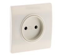 Zenitech Prise 2P 16A borne-Auto vis + Griffes - Blanc - Diwone