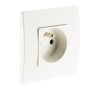 Zenitech - Prise 2P+T 16A Blanc - Venus