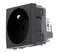 Zenitech - Prise 2P+T connexion auto - Moteur seul - Noir - Simplea