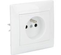 Zenitech Prise 2P+T encastrée Zyna - Blanc