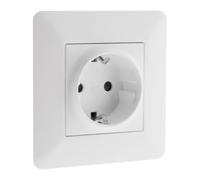 Zenitech Prise encastrable Schuko 16A - Blanc - Artezo