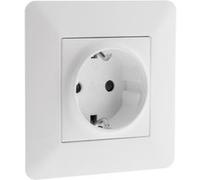 Zenitech - Prise encastrable Schuko 16A - Blanc - Artezo