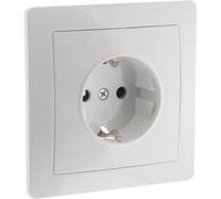 Zenitech Prise encastrée Schuko - Blanc - Orys