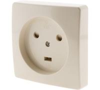 Zenitech Prise à encastrer 20A – 2P+T – Blanc