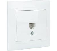 Zenitech - Prise RJ45 encastrée Zyna - Blanc G