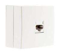 Zenitech - Prise téléphone RJ45 - Blanc - Bel'Vue Blanc G