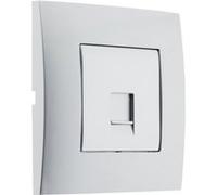 Prise téléphone RJ45 - gris - Simplea - Zenitech