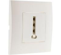 Zenitech - Prise téléphone 8 plots - Blanc - Simplea