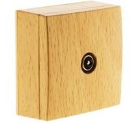 Zenitech - Prise TV Ø9,52 saillie Bel'Vue - hêtre Marron G