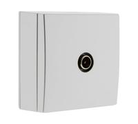 Zenitech Prise TV Ø9,52mm saillie - Gris - Bel'Vue