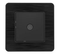 Zenitech Prise TV complète - Ø9,52mm - métal Noir brossé - Kouro