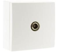 Zenitech - Prise TV saillie Bel'Vue Ø9.52mm - blanc Blanc G