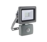 Projecteur LED 10W Gris - Avec détecteur de mouvement - - IP44