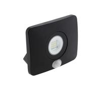 Projecteur LED étanche 10W avec détecteur noir