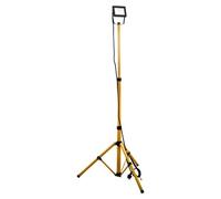 Projecteur LED sur trépied 1x20W Jaune pour chantier - IP65 - Zenitech
