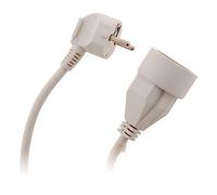 Zenitech - Prolongateur 16A 2P+T HO5VV-F 3G1,5mm² - Blanc 3m