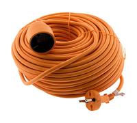 Zenitech - Prolongateur Ménager 6A HO3VVH2F 2x0,75mm² - Rallonge Électrique Équipée d'une Fiche 2P 6A - Puissance Max 1380W - Usage Intérieur - Conforme à la Norme NF - Blanc - Longueur 3m