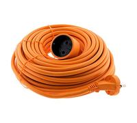Zenitech Prolongateur sans terre HO5VV-F 16A 2x1,5mm² 20m Orange