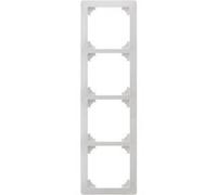 Zenitech - Quadruple plaque de finition - Blanc - Orys blanc
