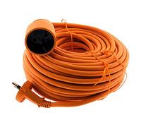 Zenitech – Prolongateur sans terre obturateur 16A HO5VV-F 2x1,5mm² 25m Orange
